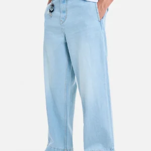 Ice Blue Super Baggy Jeans