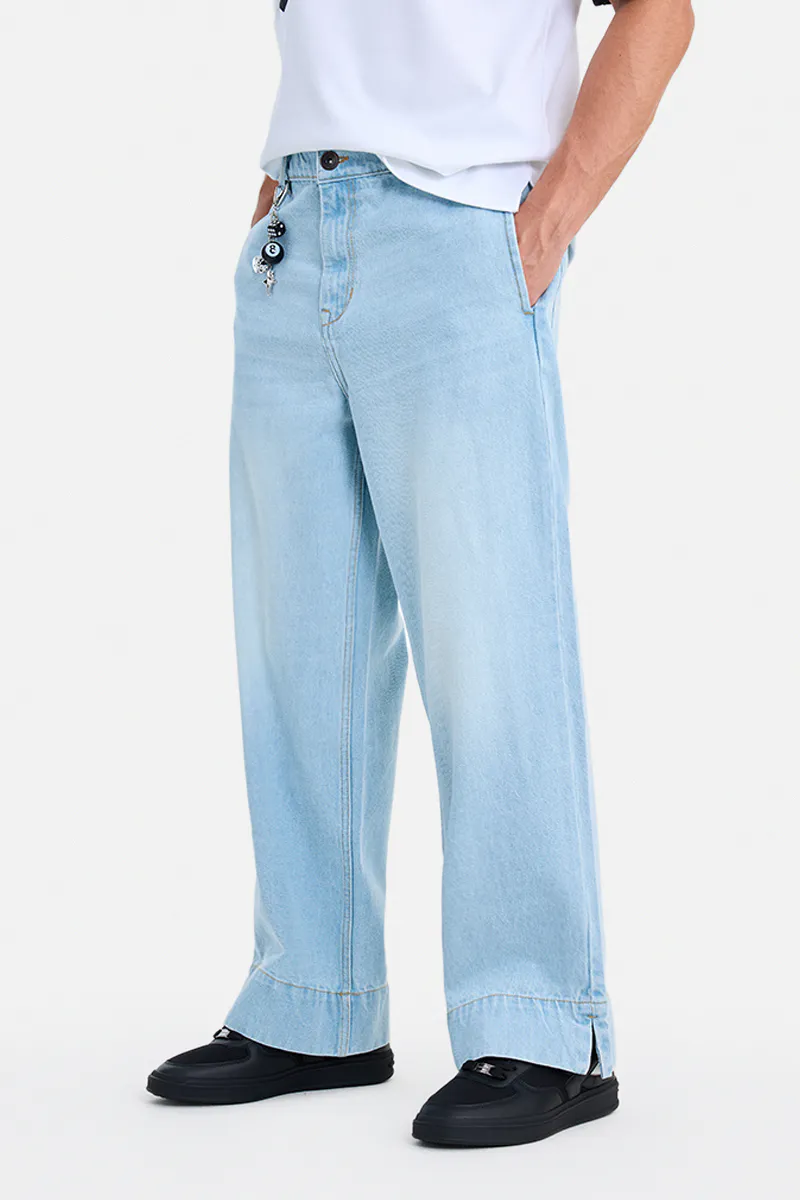 Ice Blue Super Baggy Jeans