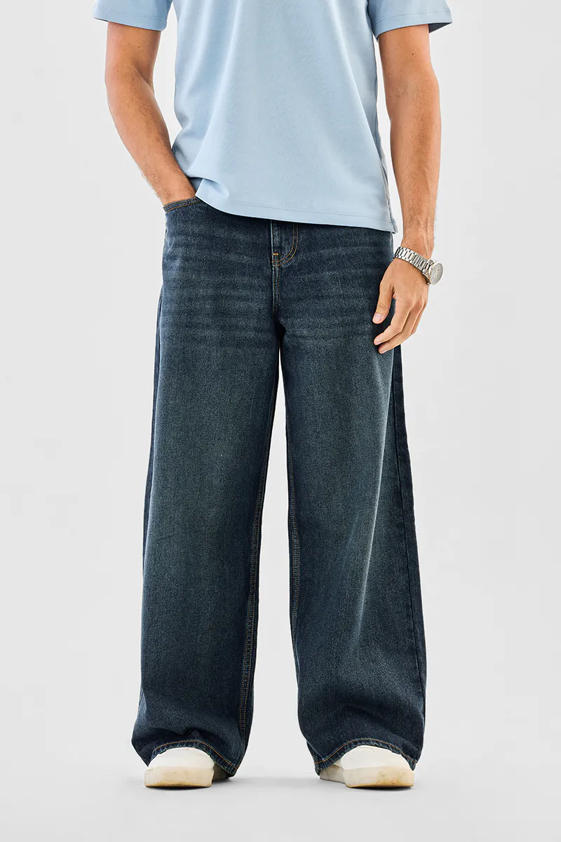 Blue Super Baggy Jeans