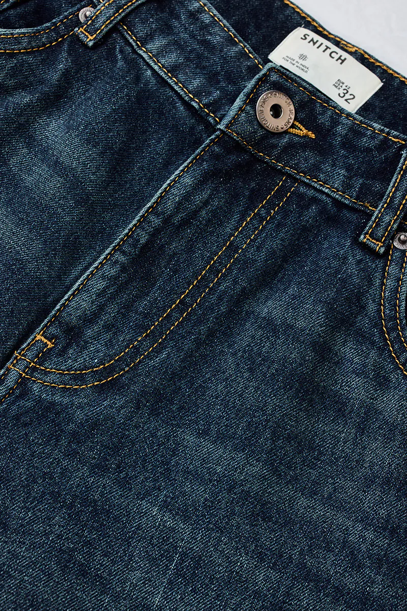 Blue Super Baggy Jeans - Image 3