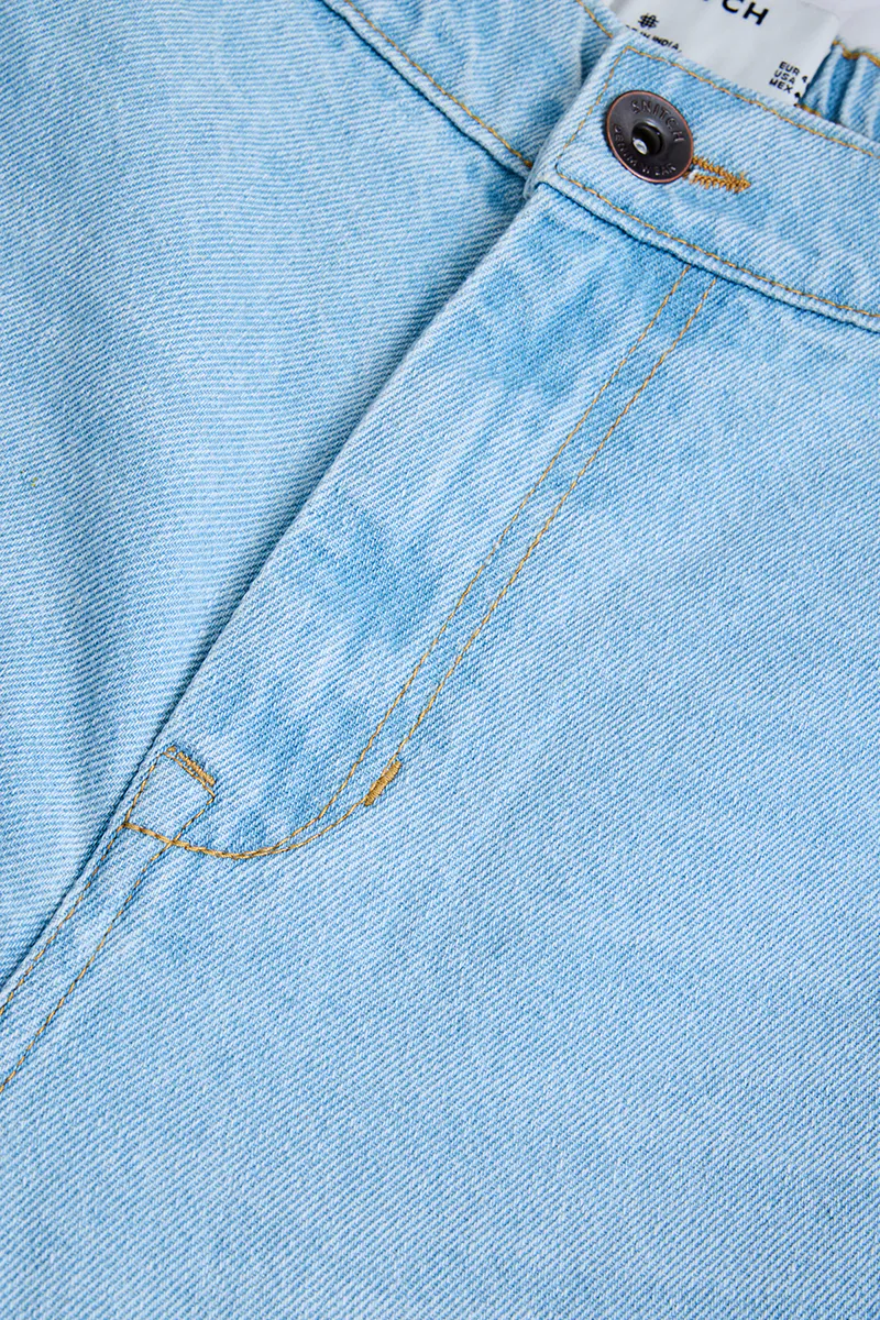Ice Blue Super Baggy Jeans - Image 2